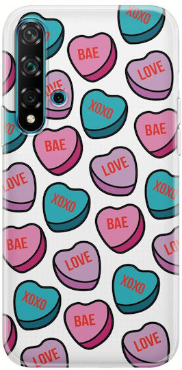 Love Pills Huawei Nova 5t Clear TPU Transparent Silicone
