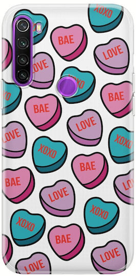 Love Pills Xiaomi Redmi Note 8 2021 Clear Tpu Διάφανη Σιλικόνη