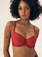 Julietta Push Up Bra Underwire Red