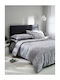 Vesta Home Покривало Завивка Двойно 220x230см Torino-1 Сиво 11.5 togs