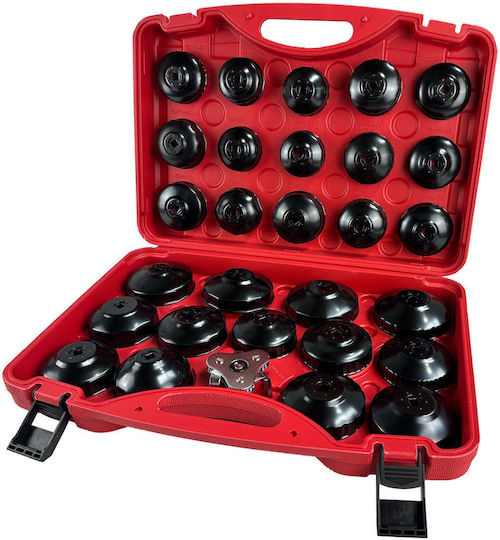 30-teiliges Ölfilterkappenschlüssel-Set Gebo Tools