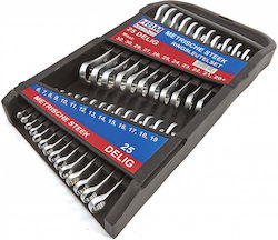 Set Chei Combinație 25 Piese 6-32 Mm Hbm