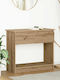 Wooden Console Table Coffee L85.5xW38.5xH74.5cm
