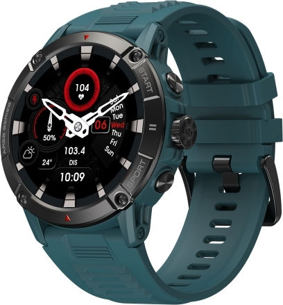 Zeblaze Ares 3 Smartwatch με Παλμογράφο (Steel Blue)