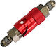 Universal Motorcycle Quick Release Brake Hose Joint Red