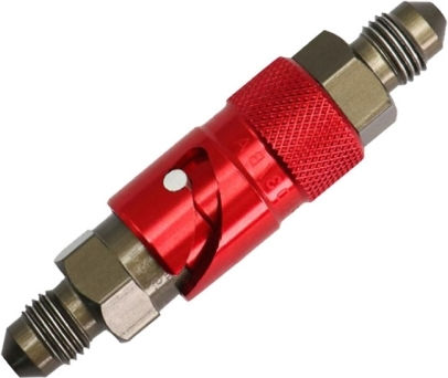Universal Motorcycle Quick Release Brake Hose Joint Red