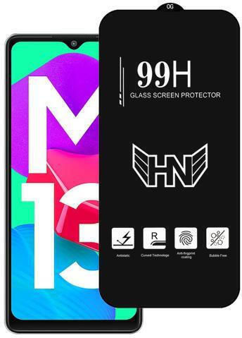 Samsung Galaxy M13 India High Aluminum Large Arc Full Screen Tempered Glass Film