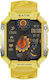 Pg333 1.91 Inch Waterproof Smart Sports Watch Support Heart Rate Monitoring Blood Pressure Monitoring Yellow