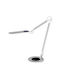 Freebox LED Schreibtischlampe in Silber Farbe