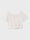 Kids' Shirt Short Sleeve Ecru
