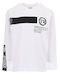 Kids Long-Sleeved White Top