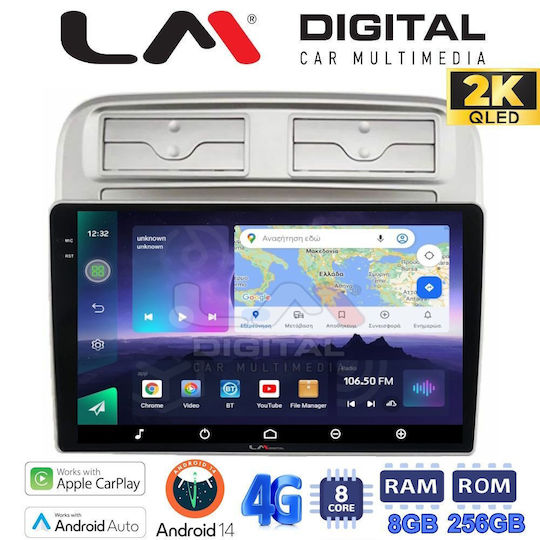 LM Digital Auto-Audiosystem für Fiat Großer Punkt / Linie 2005-2012 (Bluetooth/USB/WiFi/GPS/Apple-Carplay/Android-Auto)