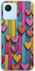 Valentine's Day Wooden Love Realme C30 Flexible TPU Transparent Silicone Case