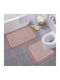 Sidirela Set Badematten Baumwolle E-4534 Rosa 2 Stück