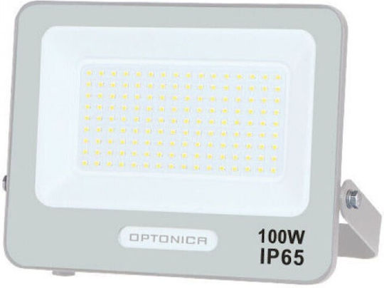 Jager Στεγανός Προβολέας LED 100W Ψυχρό Λευκό 6000K IP65