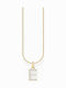 Thomas Sabo Charm Monogramm "Ε" Vergoldet mit Perlen