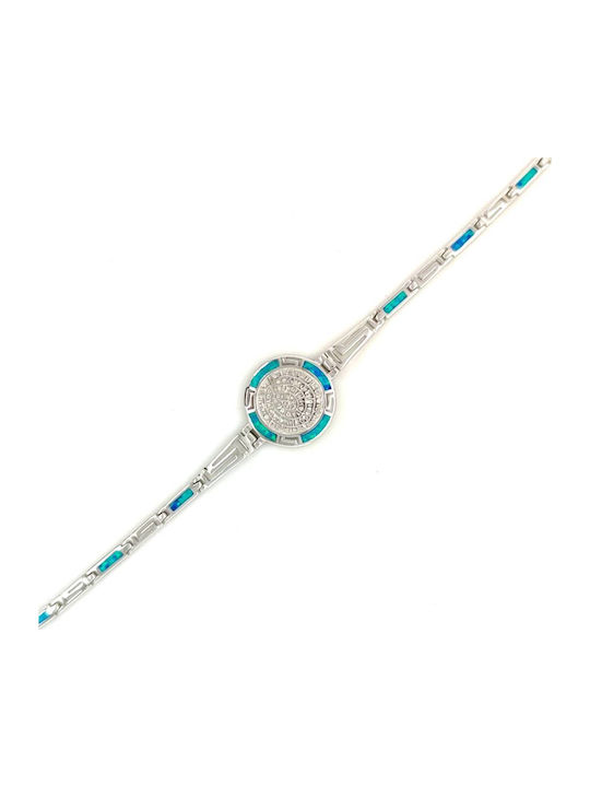 Drandakis Damen Armband mit Design Maianros aus Silber