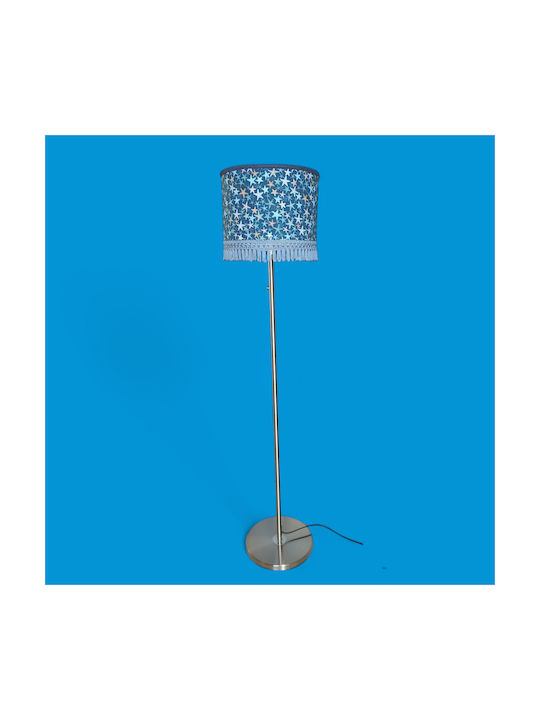 Oxygen Dark Blue Floor Lamp H170cm. with Socket for Bulb E27 Blue