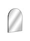 Freebox Wall Mirror Oval with Black Metallic Frame 79.5x60cm 1pcs