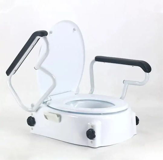 Dr. Happy Adjustable Height Toilet Seat Riser Adjustable Handles Dr Happy Ανυψωτικό Κάθισμα Τουαλέτας