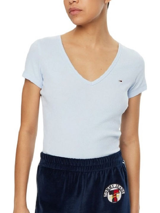Tommy Hilfiger Essential Damen T-Shirt Purple
