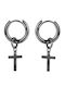 Unisex Hängende Kreuz Ohrringe Edelstahl Tribute 0130554302