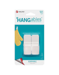 Velcro Hangables Małe Haczyki Samoprzylepne 450g 2 Szt Wymienne Białe