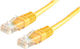 Standard U/UTP Kat.6 Ethernet Netzwerkkabel 0,5m Gelb