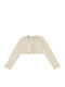 Kids Bolero Knitted Champagne