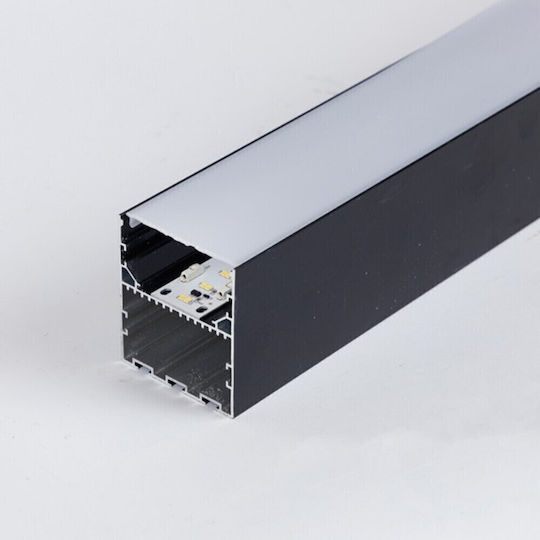 Eurolamp LED Γραμμικό Φωτιστικό Οροφής 60W Φυσικό Λευκό Μ80xΒ70εκ.