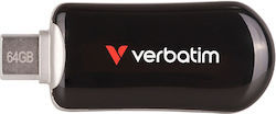 Verbatim 64GB USB 3.2 USB-C Negru