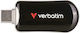 Verbatim 256GB USB 3.2 Stick with connection USB-C Black