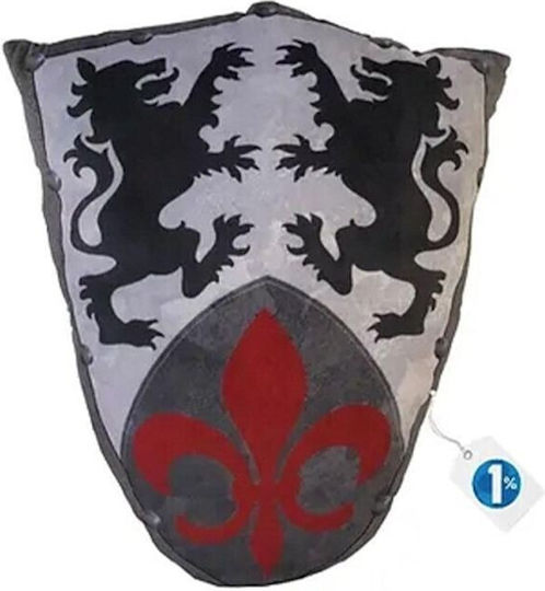 Fabric Shield Pillow Pillowfight Warriors Templar Flower Shield