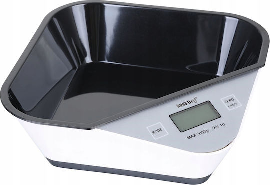 KING Hoff Ψηφιακή Ζυγαριά Κουζίνας με Κάδο έως 5kg
