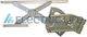 Electric Life Door Spare Parts with installation Rear Left Renault Scenic ZR RN713 L