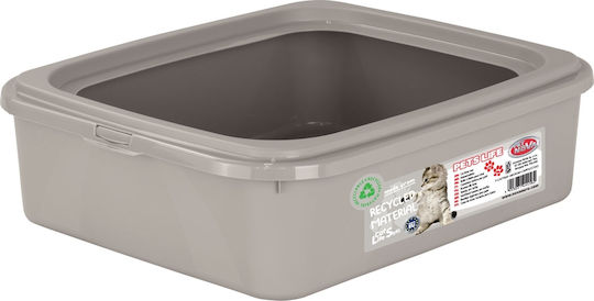 Pet Nova Λεκάνη Γάτας Καφέ Μ42 x Π35 x Υ12cm