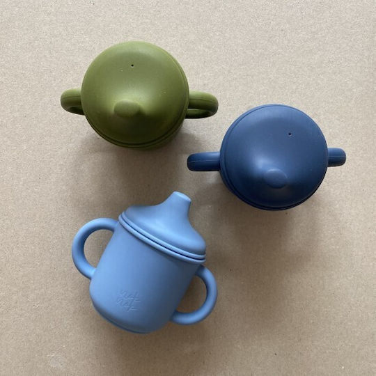 Nok Nok Baby Cup Sippy made of Silicone Green