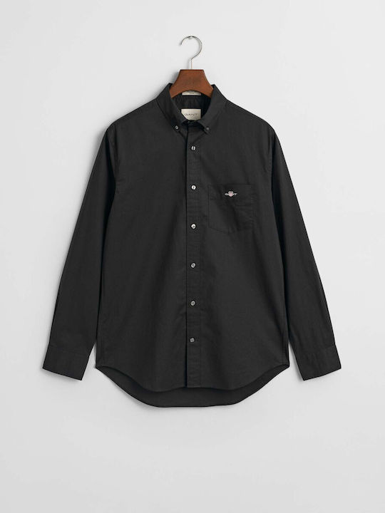 Gant Long-sleeved Shirt Black