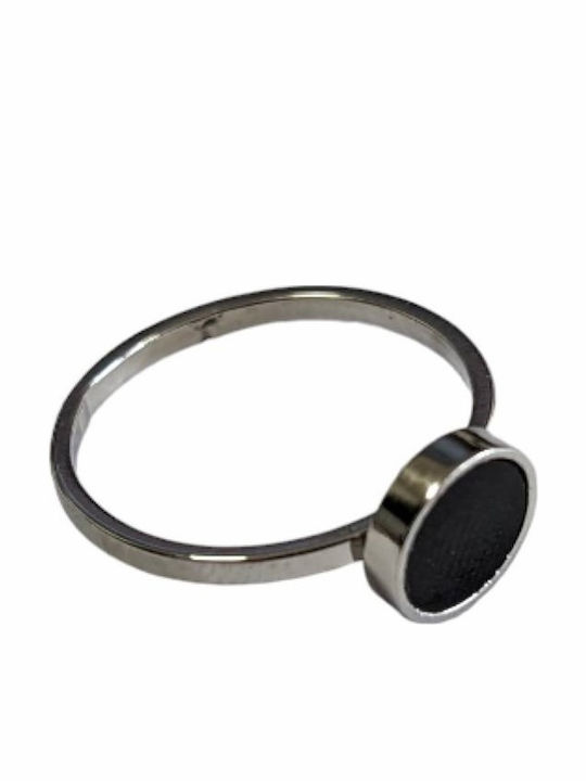 Tatu Moyo Ring with Stones made of Steel