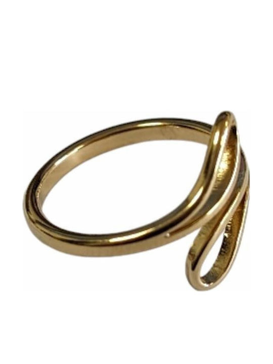 Tatu Moyo Ring made of Steel Gold Plated