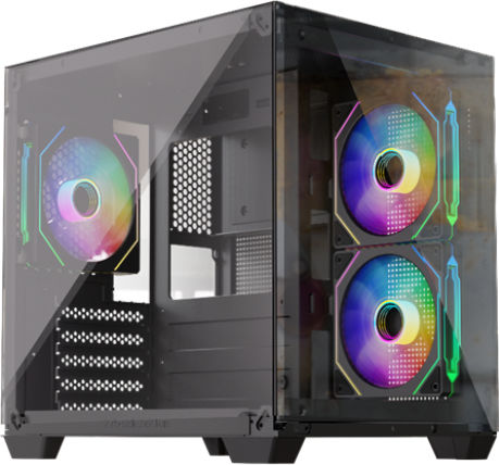 Vengeance GhostOps-V7 Desktop PC (Ryzen 7-5700X/32GB DDR4/512GB SSD/Radeon RX 6400/No OS)