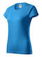 Malfini Basic Γυναικείο Διαφημιστικό T-shirt Κοντομάνικο Snorkel Blue