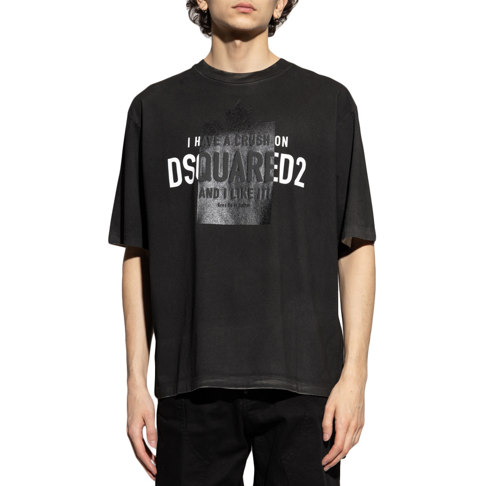 Dsquared2 T-shirt Black S74GD1405S24583-900 | Skroutz.eu