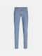 Ανδρικό Παντελόνι Τζιν Ελαστικό Slim Fit Light Blue