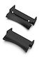 Samsung Galaxy Watch 5 Watch 5 Pro Watch 4 Watch 4 Classic 1 Pair Universal Metal Watch Band Connectors Black