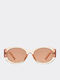 Chpo Women's Sunglasses with Pink Plastic Frame and Beige Lens CHPO16135AB