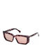Max Mara Feminini Ochelari de soare cu Maro Tortoise Cadru și Roz Lentilă MM 0126 55E