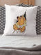 Garfield Pillow White