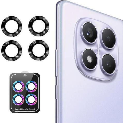 Enkay Hat-prince Camera Protection Tempered Glass Black for the Redmi Note 14 Pro 4G