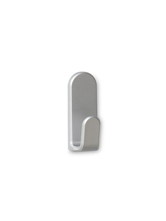 Inofix Single Wall-Mounted Bathroom Hook ​6.5x2.5cm Silver